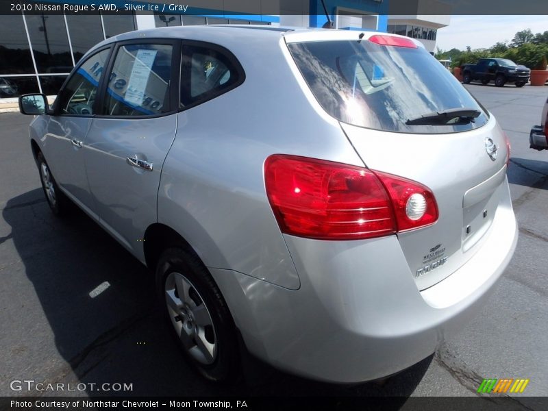 Silver Ice / Gray 2010 Nissan Rogue S AWD
