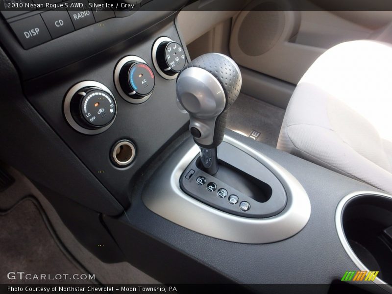 Silver Ice / Gray 2010 Nissan Rogue S AWD