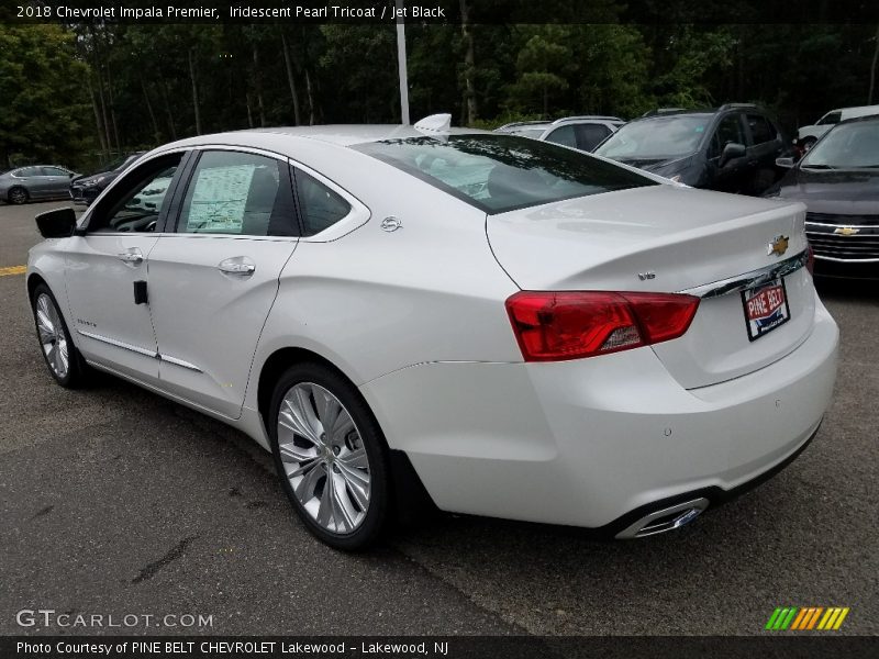 Iridescent Pearl Tricoat / Jet Black 2018 Chevrolet Impala Premier