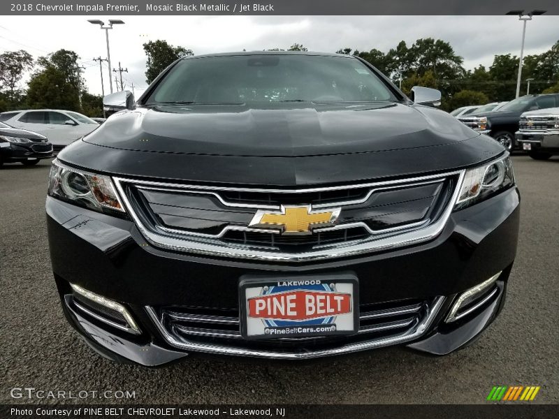 Mosaic Black Metallic / Jet Black 2018 Chevrolet Impala Premier