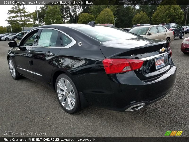 Mosaic Black Metallic / Jet Black 2018 Chevrolet Impala Premier