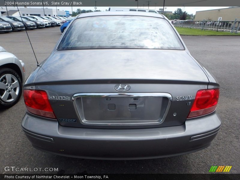 Slate Gray / Black 2004 Hyundai Sonata V6