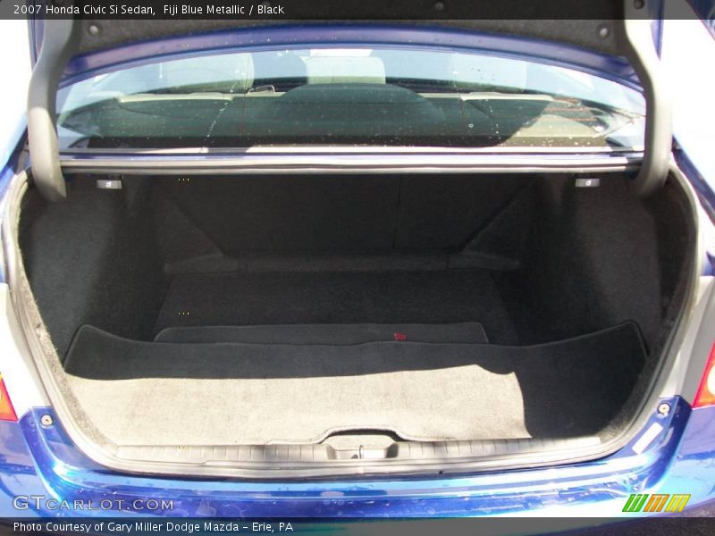 Fiji Blue Metallic / Black 2007 Honda Civic Si Sedan