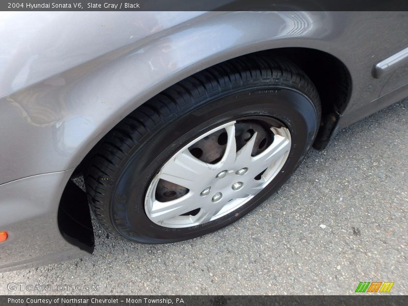 Slate Gray / Black 2004 Hyundai Sonata V6