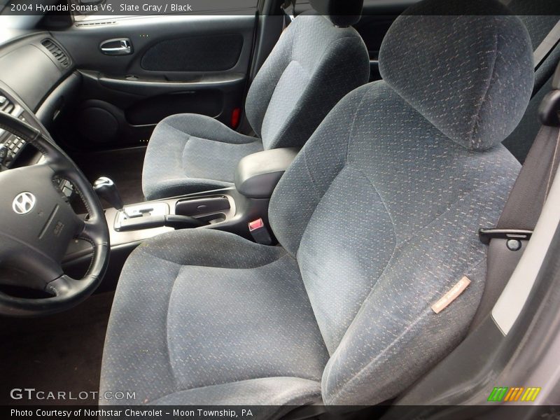 Slate Gray / Black 2004 Hyundai Sonata V6