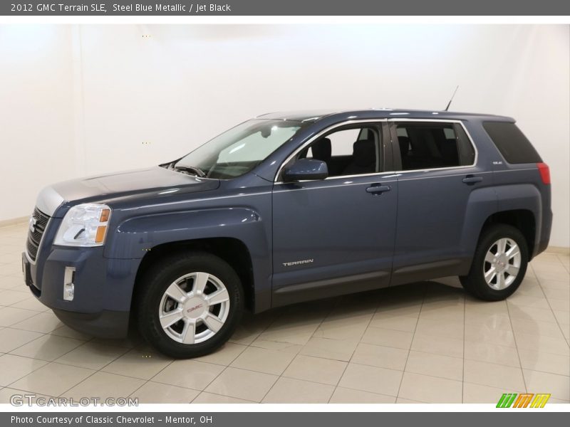 Steel Blue Metallic / Jet Black 2012 GMC Terrain SLE