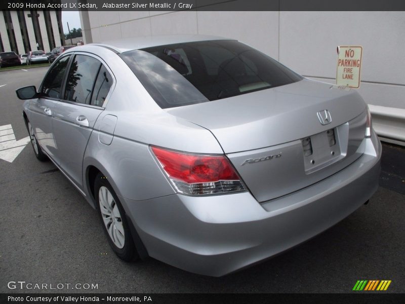 Alabaster Silver Metallic / Gray 2009 Honda Accord LX Sedan