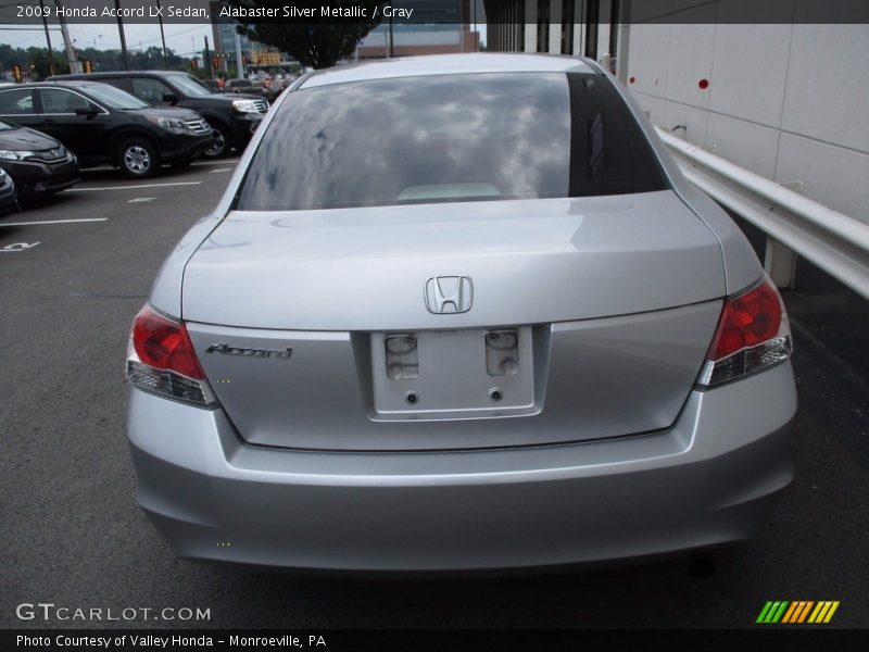 Alabaster Silver Metallic / Gray 2009 Honda Accord LX Sedan