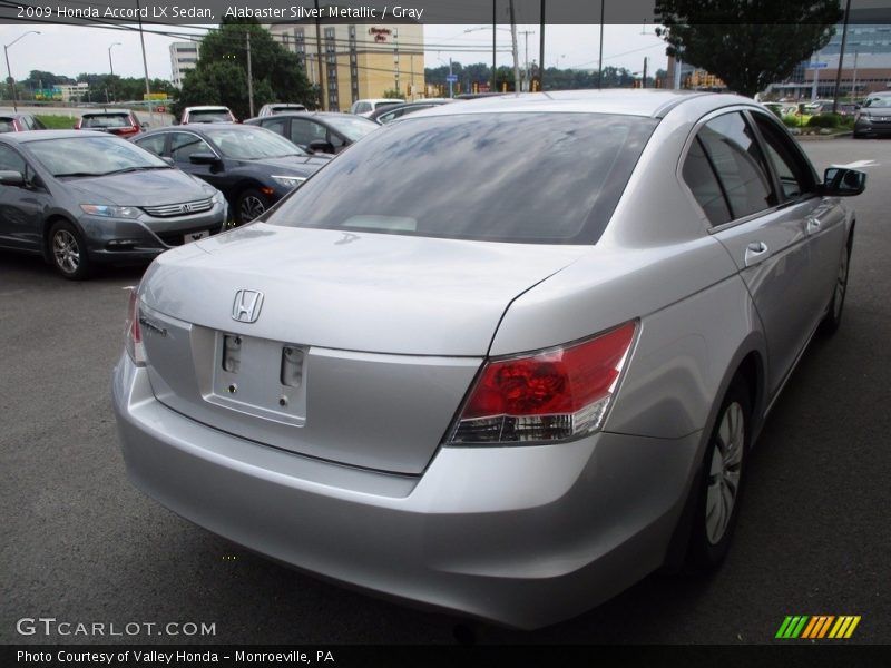 Alabaster Silver Metallic / Gray 2009 Honda Accord LX Sedan