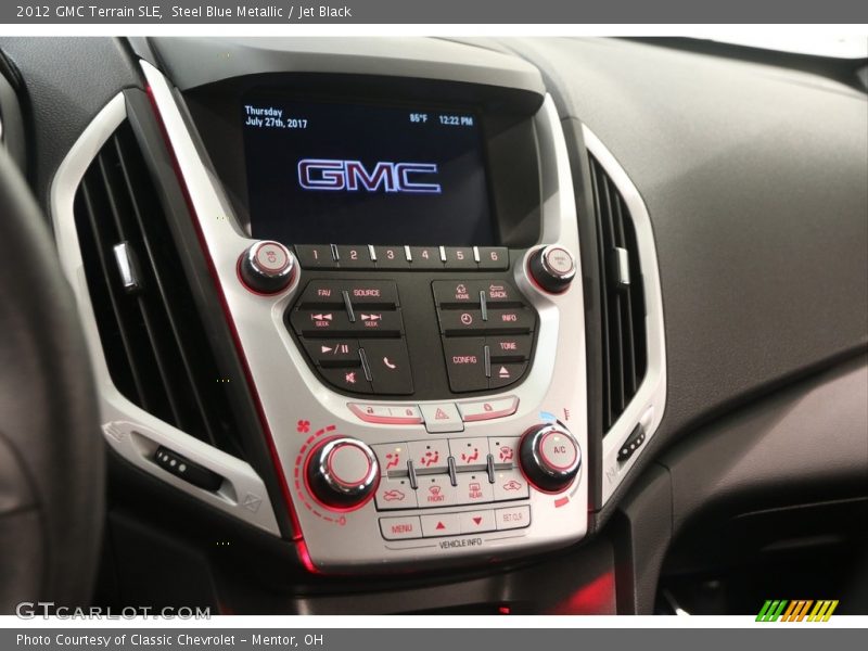 Steel Blue Metallic / Jet Black 2012 GMC Terrain SLE