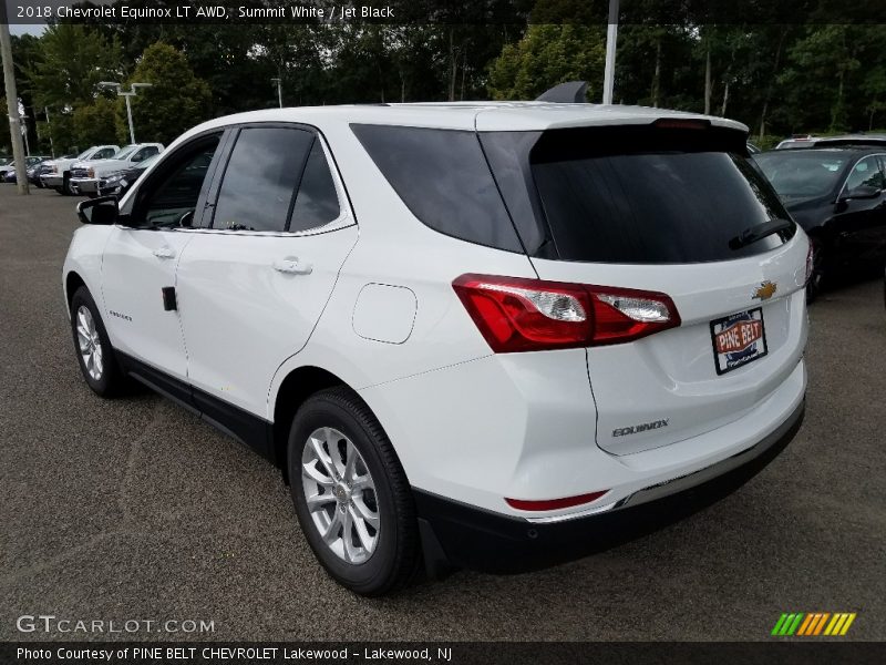Summit White / Jet Black 2018 Chevrolet Equinox LT AWD