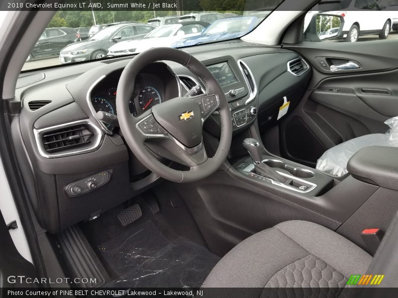 Summit White / Jet Black 2018 Chevrolet Equinox LT AWD