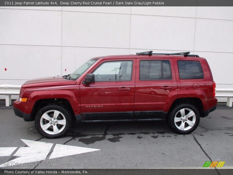 Deep Cherry Red Crystal Pearl / Dark Slate Gray/Light Pebble 2011 Jeep Patriot Latitude 4x4