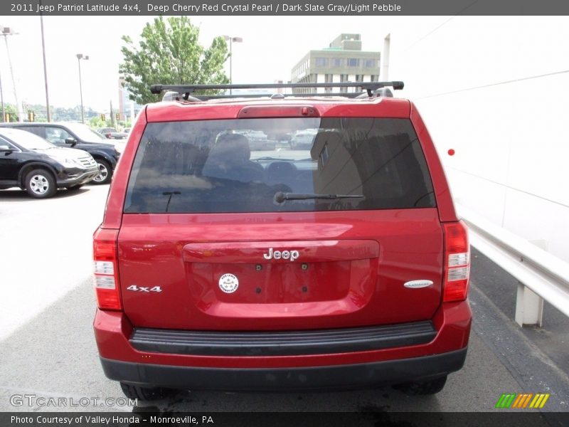 Deep Cherry Red Crystal Pearl / Dark Slate Gray/Light Pebble 2011 Jeep Patriot Latitude 4x4