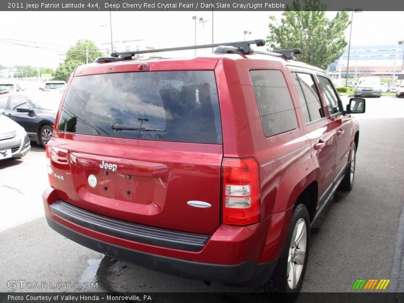 Deep Cherry Red Crystal Pearl / Dark Slate Gray/Light Pebble 2011 Jeep Patriot Latitude 4x4