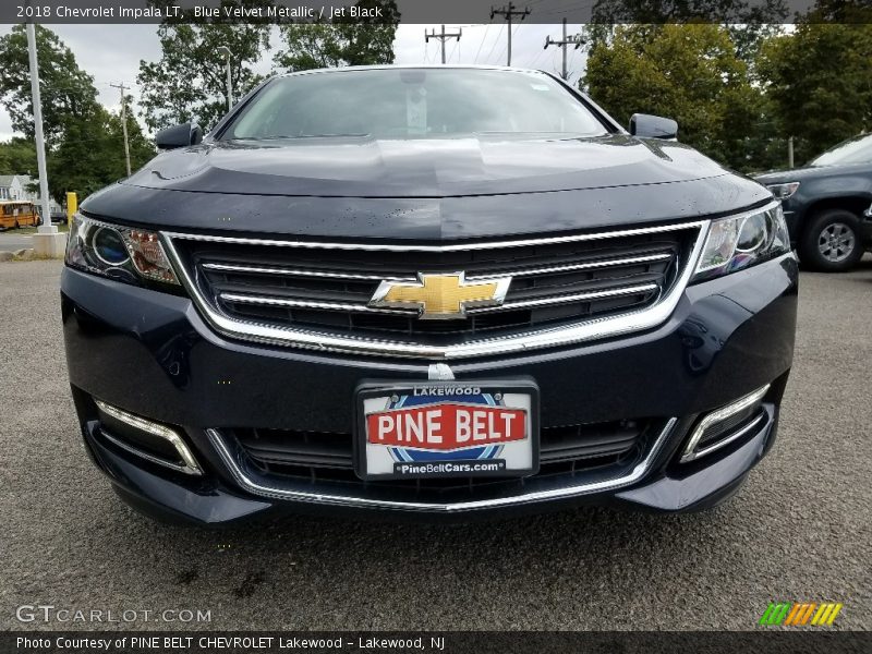 Blue Velvet Metallic / Jet Black 2018 Chevrolet Impala LT