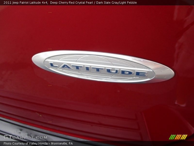 Deep Cherry Red Crystal Pearl / Dark Slate Gray/Light Pebble 2011 Jeep Patriot Latitude 4x4