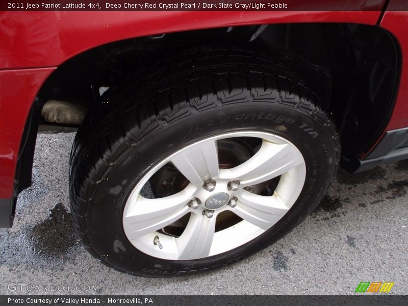 Deep Cherry Red Crystal Pearl / Dark Slate Gray/Light Pebble 2011 Jeep Patriot Latitude 4x4