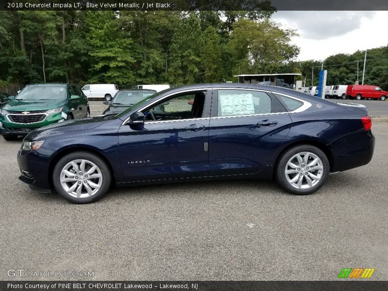 Blue Velvet Metallic / Jet Black 2018 Chevrolet Impala LT
