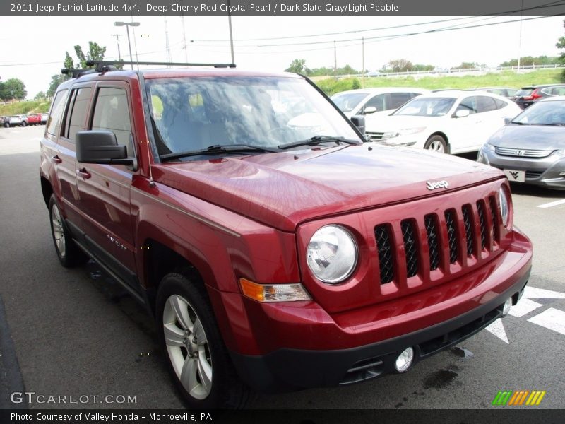 Deep Cherry Red Crystal Pearl / Dark Slate Gray/Light Pebble 2011 Jeep Patriot Latitude 4x4