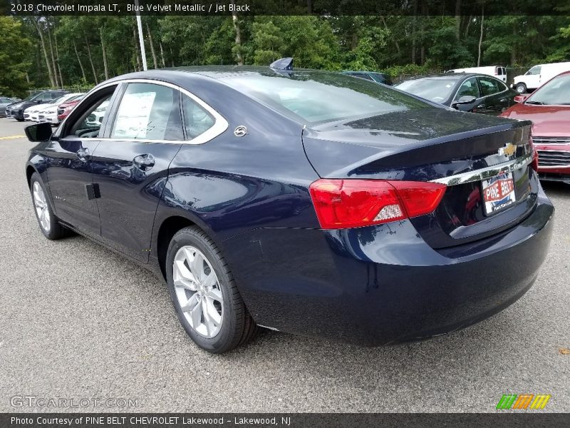 Blue Velvet Metallic / Jet Black 2018 Chevrolet Impala LT