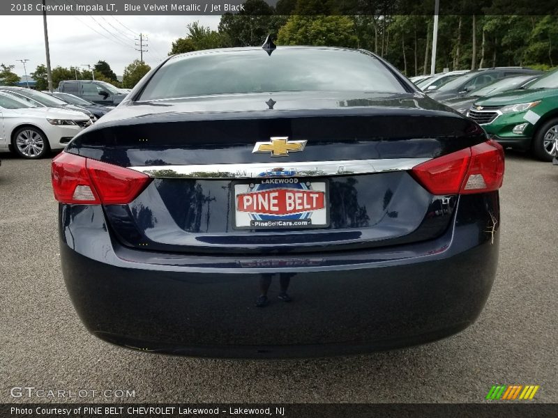Blue Velvet Metallic / Jet Black 2018 Chevrolet Impala LT