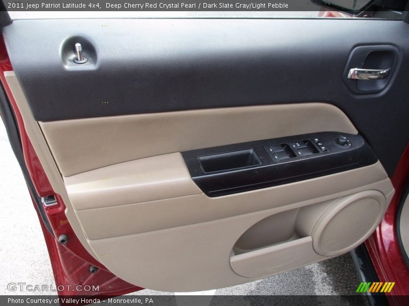 Deep Cherry Red Crystal Pearl / Dark Slate Gray/Light Pebble 2011 Jeep Patriot Latitude 4x4