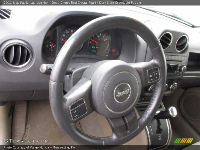 Deep Cherry Red Crystal Pearl / Dark Slate Gray/Light Pebble 2011 Jeep Patriot Latitude 4x4
