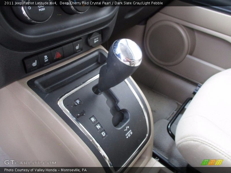Deep Cherry Red Crystal Pearl / Dark Slate Gray/Light Pebble 2011 Jeep Patriot Latitude 4x4