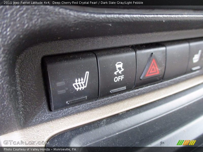 Deep Cherry Red Crystal Pearl / Dark Slate Gray/Light Pebble 2011 Jeep Patriot Latitude 4x4