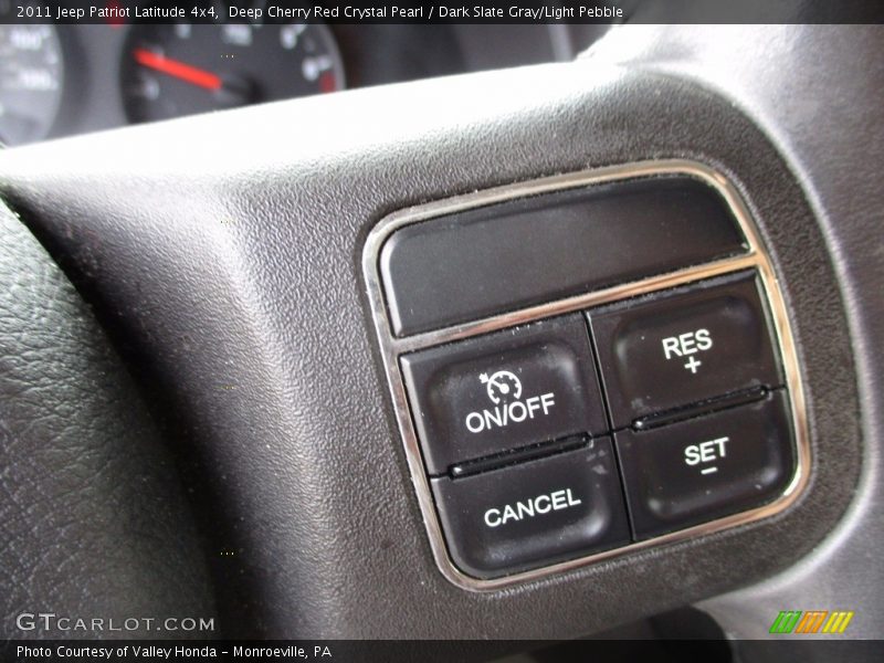 Deep Cherry Red Crystal Pearl / Dark Slate Gray/Light Pebble 2011 Jeep Patriot Latitude 4x4