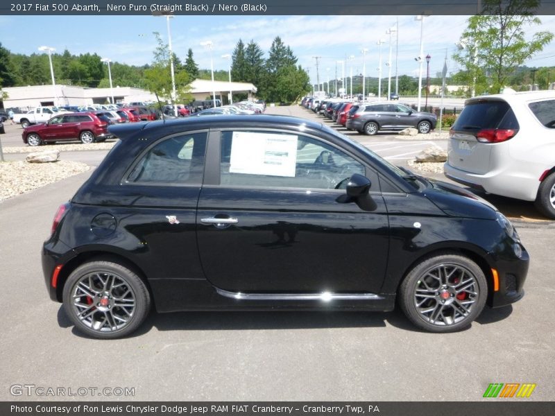 Nero Puro (Straight Black) / Nero (Black) 2017 Fiat 500 Abarth