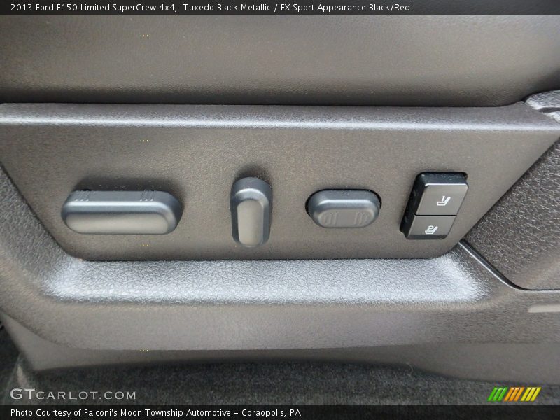 Tuxedo Black Metallic / FX Sport Appearance Black/Red 2013 Ford F150 Limited SuperCrew 4x4