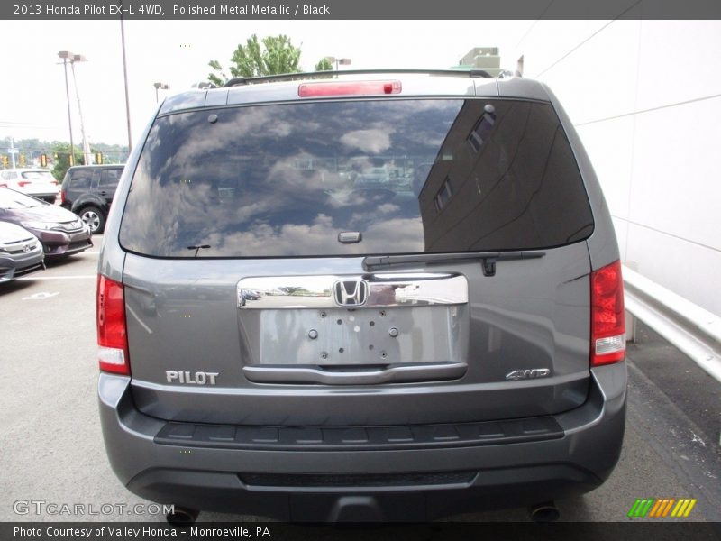 Polished Metal Metallic / Black 2013 Honda Pilot EX-L 4WD