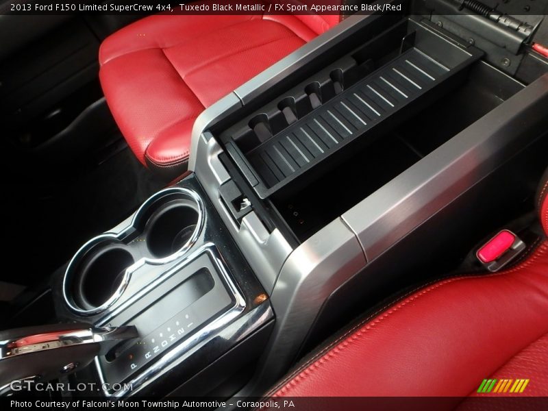 Tuxedo Black Metallic / FX Sport Appearance Black/Red 2013 Ford F150 Limited SuperCrew 4x4