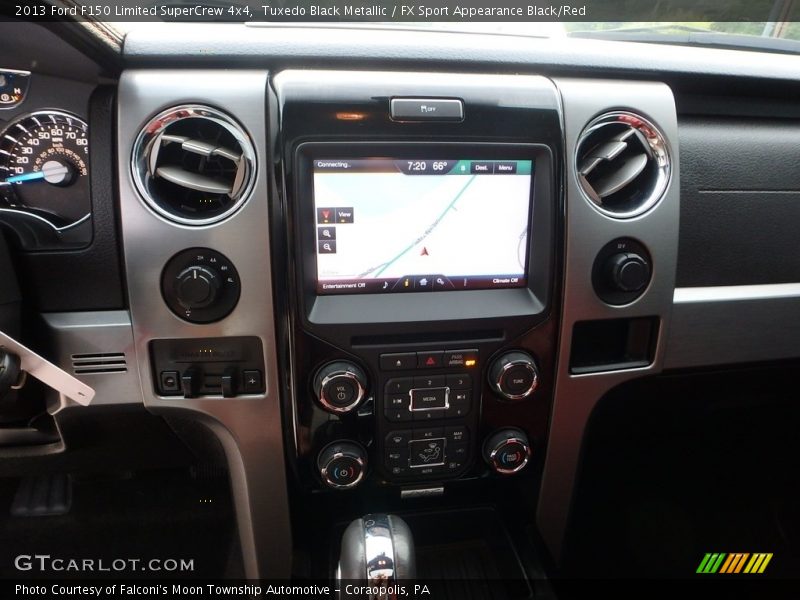 Tuxedo Black Metallic / FX Sport Appearance Black/Red 2013 Ford F150 Limited SuperCrew 4x4