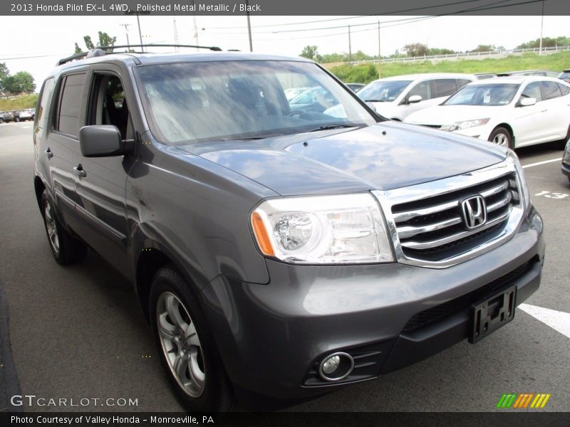 Polished Metal Metallic / Black 2013 Honda Pilot EX-L 4WD
