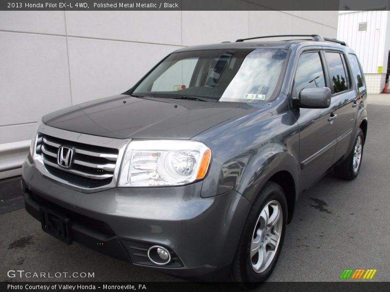 Polished Metal Metallic / Black 2013 Honda Pilot EX-L 4WD