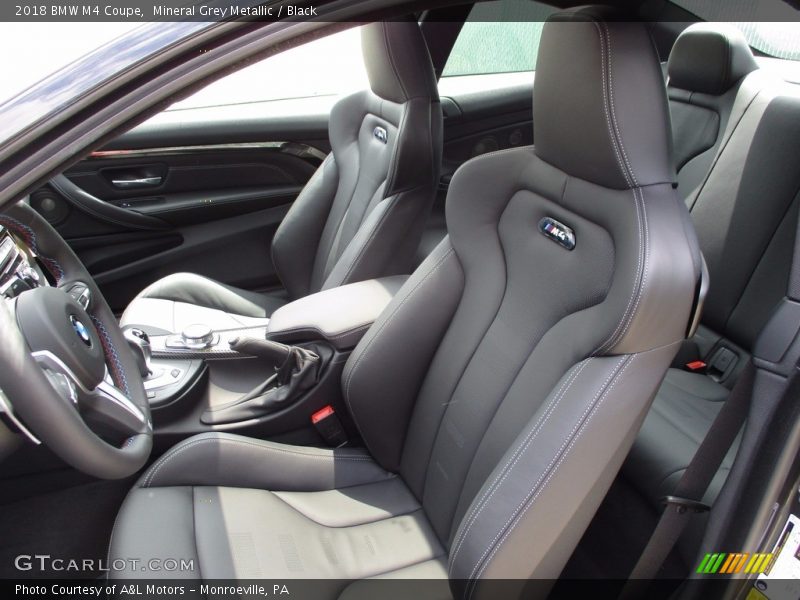 Mineral Grey Metallic / Black 2018 BMW M4 Coupe