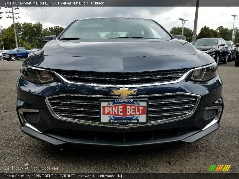 Blue Velvet Metallic / Jet Black 2018 Chevrolet Malibu LS