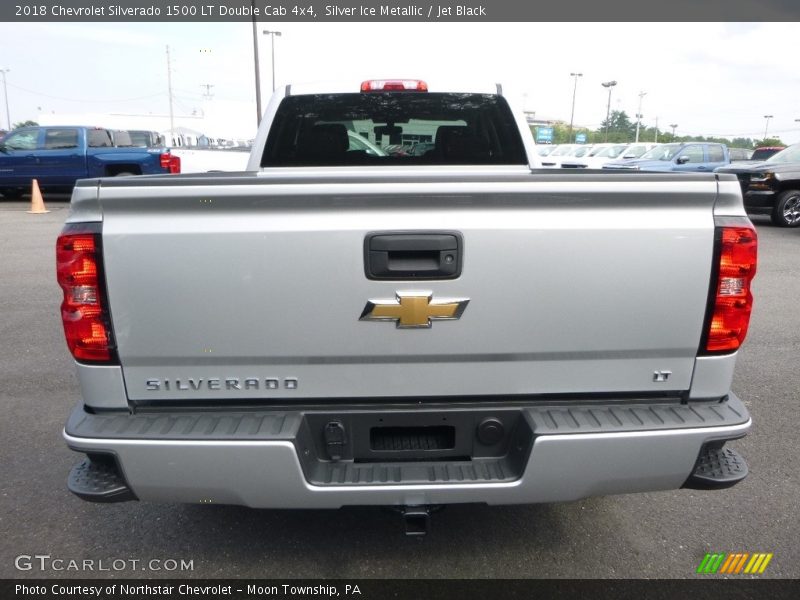 Silver Ice Metallic / Jet Black 2018 Chevrolet Silverado 1500 LT Double Cab 4x4