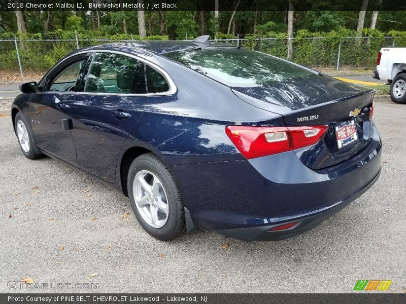 Blue Velvet Metallic / Jet Black 2018 Chevrolet Malibu LS