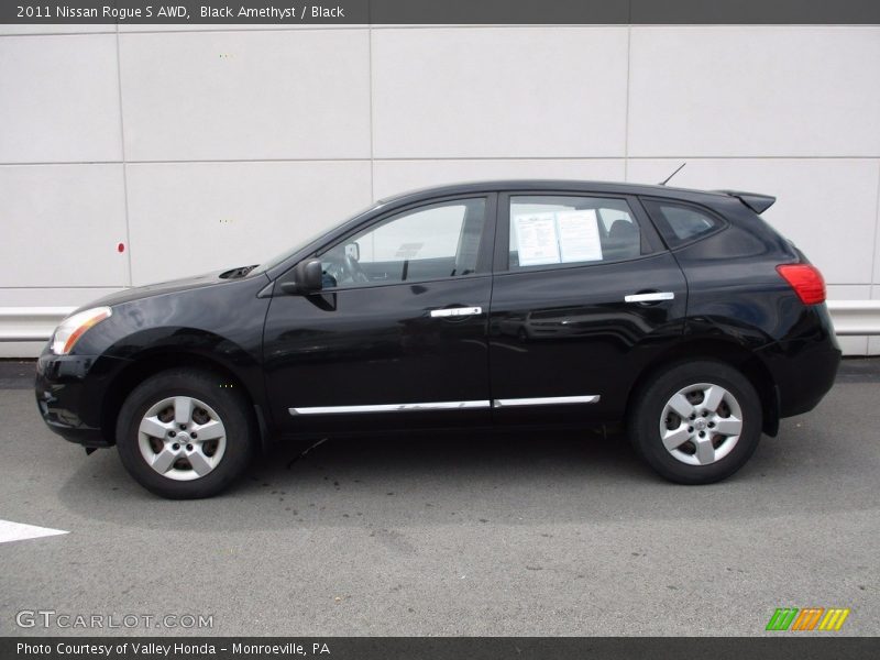 Black Amethyst / Black 2011 Nissan Rogue S AWD