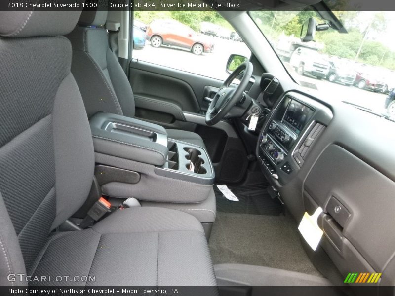 Silver Ice Metallic / Jet Black 2018 Chevrolet Silverado 1500 LT Double Cab 4x4