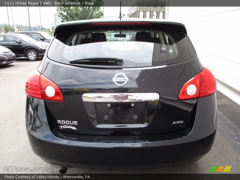 Black Amethyst / Black 2011 Nissan Rogue S AWD