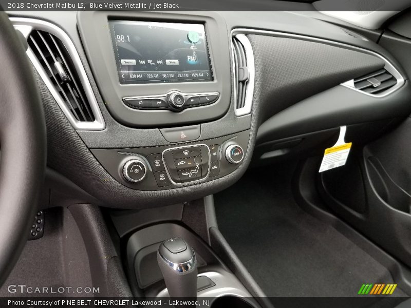 Blue Velvet Metallic / Jet Black 2018 Chevrolet Malibu LS