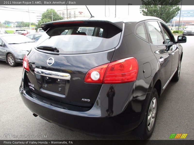Black Amethyst / Black 2011 Nissan Rogue S AWD