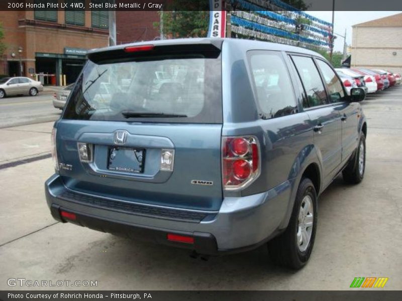 Steel Blue Metallic / Gray 2006 Honda Pilot LX 4WD