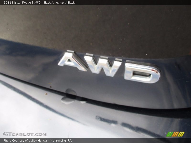 Black Amethyst / Black 2011 Nissan Rogue S AWD