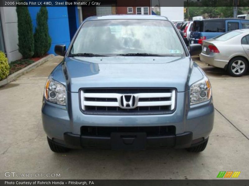 Steel Blue Metallic / Gray 2006 Honda Pilot LX 4WD
